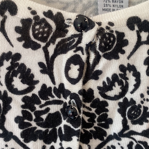 Black and white Grace cardigan - Picture 2 of 3